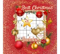 BEST CHRISTMAS SUDOKU: Stocking Stuffers Activity Book , Easy-Medium Level, Ideal Gift for beginners, Large Print, Solutions Included
