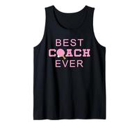 Best Coach Ever Ping Pong Tenis de Mesa Camiseta sin Mangas