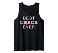 Best Coach Ever Ping Pong Tenis de Mesa Camiseta sin Mangas