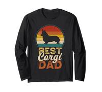 Best Corgi Dad, Father's Day, Welsh Corgi Daddy Manga Larga