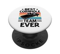 Best Cornhole Team Ever PopSockets PopGrip Adhesivo