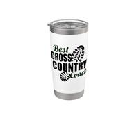 Best Cross Country Coach Appreciation Team Leader Vaso térmico de acero inoxidable de doble pared