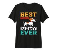 Best Dachshund Dog Mommy Ever For Mom Funny Dogs Lover Camiseta Premium
