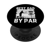 Best Dad by Bar For Disc Golf Lovers - Funny Father's Day PopSockets PopGrip Adhesivo