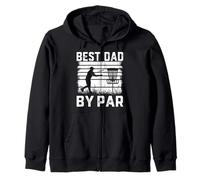 Best Dad by Bar For Disc Golf Lovers - Funny Father's Day Sudadera con Capucha