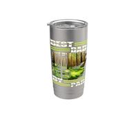 Best Dad By Par Disc Golf Dad for men Father's Day Golf Vaso térmico de acero inoxidable de doble pared