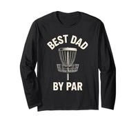 Best Dad by Par Disc Golf para el Día del Padre Divertido Disco Golf Manga Larga