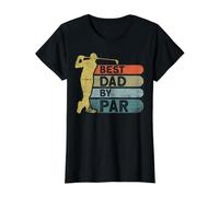 Best Dad by Par Fathers Day Camiseta gráfica económica, Mujer, Negro, XL