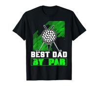 Best Dad by Par Golf Balls Dad For Men Father's Day Golf Camiseta