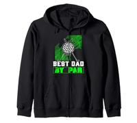 Best Dad by Par Golf Balls Dad For Men Father's Day Golf Sudadera con Capucha
