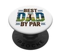 Best Dad by Par Golf - Figura decorativa, diseño de padre PopSockets PopGrip Adhesivo