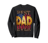 Best Dad Ever American Flag For Men Father's Day USA Flag Sudadera