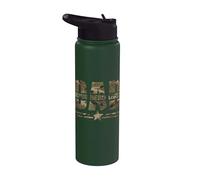 Best Dad Ever Día del Padre Familia Marido Divertido Papá Stainless Steel Insulated Water Bottle
