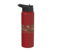 Best Dad Ever Día del Padre Familia Marido Divertido Papá Stainless Steel Insulated Water Bottle