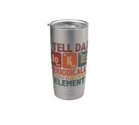 Best Dad Ever Día del Padre Familia Marido Divertido Papá Vaso térmico de acero inoxidable de doble pared