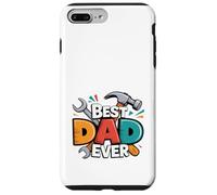 Best Dad Ever Funny Daddy Meme Craftsman Cita Día del Padre Carcasa para iPhone 7 Plus/8 Plus