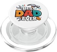 Best Dad Ever Funny Daddy Meme Craftsman Cita Día del Padre PopSockets PopGrip para MagSafe