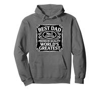 Best Dad Forever Worlds Greatest Father Dadd Día del Padre Sudadera con Capucha