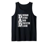 Best Dad Funny Father's Day Orgulloso Padre Marido Papá Camiseta sin Mangas