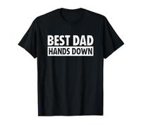 Best Dad Hands Down Father's Day Craft Camiseta