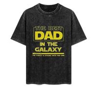 Best Dad In The Galaxy Force Is Strong with This One T-Shirt Black S