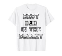 Best Dad in the Galaxy Regalo del Día del Padre Kid Papa Tee Family Camiseta