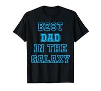 Best Dad in the Galaxy Regalo del Día del Padre Kid Papa Tee Family Camiseta