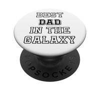 Best Dad in the Galaxy Regalo del Día del Padre Kid Papa Tee Family PopSockets PopGrip Adhesivo
