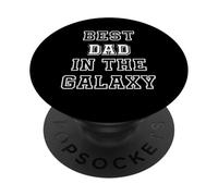 Best Dad in the Galaxy Regalo del Día del Padre Kid Papa Tee Family PopSockets PopGrip Adhesivo