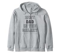 Best Dad in the Galaxy Regalo del Día del Padre Kid Papa Tee Family Sudadera con Capucha