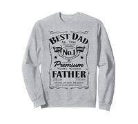 Best Dad Real Hero Father No1 Dad Birthday Fathers Day Sudadera