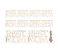 Best DAD Wood Crafts - 4,72 x 2,83 pulgadas, Wooden Letter Ornaments Unfinished Cutouts Smooth Sanded | Paintable Decorative Wood Tags For Personalized Craft Projects, Dad Decor For Home Decor