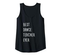 Best Dance Teacher Ever Linda Camisas Hombres Mujeres Camiseta sin Mangas, Mujer, Negro, S