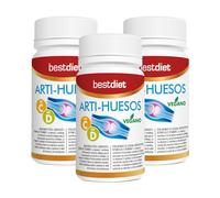 Best Diet - Arti-Huesos | complemento alimenticio de origen natural, apoya la salud y el bienestar de las articulaciones. Pack de 3 botes con 30 cápsulas.