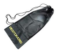 Best Divers Ai0915b - Bolsa de malla extra 70 x 30 cm, unisex, para adultos, color negro, talla única