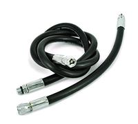 Best divers batidor Standard/Goma, manómetro 15 cm, 7/16 F, 7/16 M, Negro