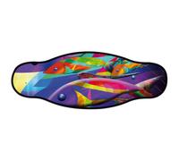 Best Divers Funda Para La Correa De La Máscara De Buceo Psychedelic Double Layer Tape