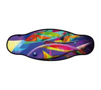 Best Divers Funda Para La Correa De La Máscara De Buceo Psychedelic Double Velcro Tape