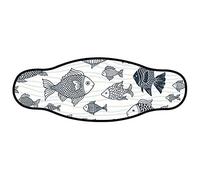 Best divers IN/Brn-DV, Correa de máscara de Neopreno, Doble Velcro, Paquete