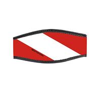 Best Divers IN/Flag-DV, Correa de máscara de Neopreno, Doble Velcro, Bandera