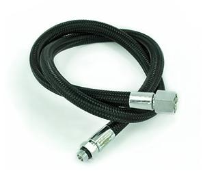 Best divers Miflex Whip, 70 cm, 9/16 f, 3/8 m Xtreme, Negro