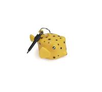Best divers Porta Octopus Pesce Scatola 7x11x5,5 Cm, Hombres, Amarillo