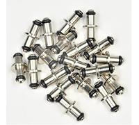 Best divers, Swivel Unisex Adulto, Plata, 100 Piezas