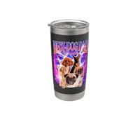 Best Dog Dad Ever Funny Dog Daddy Puppy Dogs Lovers For Dad Vaso térmico de acero inoxidable de doble pared