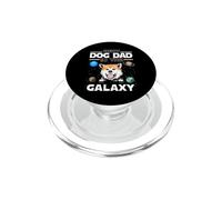 Best Dog Dad In The Galaxy Akita Inu Funny Dogs Lovers PopSockets PopGrip para MagSafe