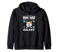 Best Dog Dad In The Galaxy Akita Inu Funny Dogs Lovers Sudadera con Capucha
