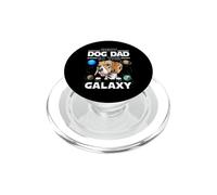 Best Dog Dad In The Galaxy Beagle Funny Puppy Dogs Lovers PopSockets PopGrip para MagSafe