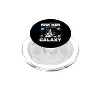 Best Dog Dad In The Galaxy Border Collie Puppy Dogs Lovers PopSockets PopGrip para MagSafe