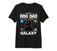Best Dog Dad In The Galaxy Cane Corso Puppy Dogs Lovers Camiseta Premium
