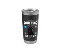 Best Dog Dad In The Galaxy Cane Corso Puppy Dogs Lovers Vaso térmico de acero inoxidable de doble pared